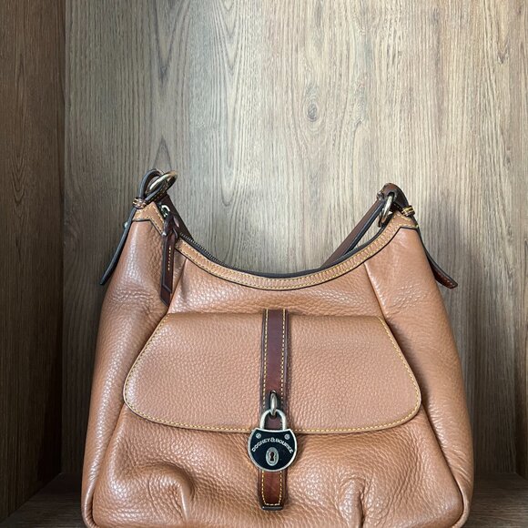 Dooney & Bourke Brown Samba Leather Bag - Picture 2 of 3